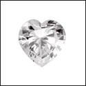 1.5 Ct Heart Shape Cubic Zirconia CZ Loose stone