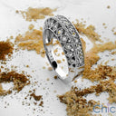 Wedding .50 TCW Pave Set Round Cubic Zirconia CZ Band 