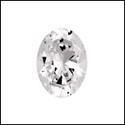 1.5 Ct Oval Shape Cubic Zirconia CZ Loose stone