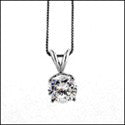 Cubic Zirconia Cz .75 Round Basket Pendant