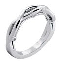 Wedding .10 TCW Round Cubic Zirconia CZ Band