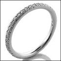 Eternity 2mm Wide .50 Ct Round Cubic Zirconia Cz Ring