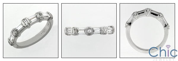 Wedding Channel Ct Pave 1 Ct Cubic Zirconia CZ Band 