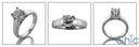 Solitaire 1 Ct Round Brilliant Cubic Zirconia Cz Ring
