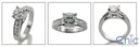 Engagement Brilliant 1 Ct Center .25 TCW Cubic Zirconia Cz Ring
