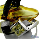 Solitaire Canary 3 Ct Princess in Channel Cubic Zirconia Cz Ring