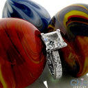 Eternity 1.5 Princess center Eternity Cubic Zirconia Cz Ring