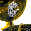 Engagement Round 2 Ct Channel Set Princess Round Cubic Zirconia Cz Ring