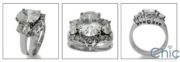 3 carat cubic zirconia ring