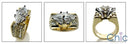 Engagement 3 Ct Marquise Yellow Gold Channel Cubic Zirconia Cz Ring
