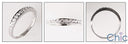 Wedding .35 TCW Round in Pave Cubic Zirconia CZ Band 