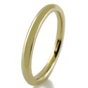 Plain Wedding 2mm Wedding Cubic Zirconia CZ Band