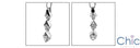 Cubic Zirconia Cz 1 Ct 3 Round Stone Pendant