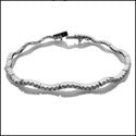 2.5 Round Cubic Zirconia CZ Bracelet