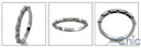 Wedding .75 TCW Channel Set Baguettes Cubic Zirconia CZ Band