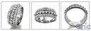 Wedding 8mm Wide 1.5 TCW Round Cubic Zirconia CZ Band 