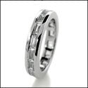 Eternity 1.5 Ct Baguettes Channel Cubic Zirconia Cz Ring