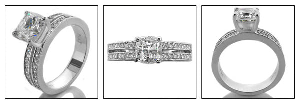 Engagement Royal Princess 1 Ct CZ Cubic Zirconia Cz Ring
