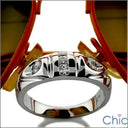 Mens 7mm Width TCW .15 Ct Cubic Zirconia CZ Wedding Band