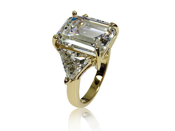 Cubic Zirconia Rings | CZ 3 Stones Rings & Diamond Rings
