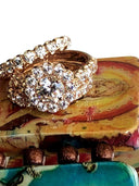 Highest Quality CZ Engagement ring with band Rose Gold