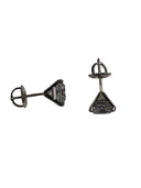 2.5 TCW Princess Cut Martini Stud Earrings 14K White Gold