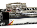 Engagement Ring with a matching fitted wedding band 1 Carat Round CZ 14K white Gold