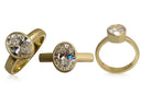 2.5 Oval Cubic Zirconia Engagement ring CHICASHOT50 -  LA Chic Jewelry Inc