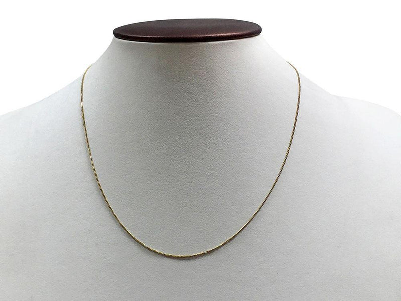 Tiffany Style Chain in 14K White Gold or 14K Yellow Gold