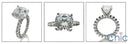 Engagement 5 Ct Rounded Cushion Center Eterntity Cubic Zirconia Cz Ring