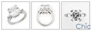 Engagement 5 Ct Asscher Ct Baguettes Cubic Zirconia Cz Ring