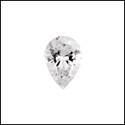 0.75 Ct Pear Shape Tear Drop Cubic Zirconia CZ Loose stone