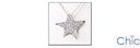 Cubic Zirconia Cz Star Pendant
