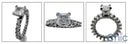 Eternity 1 Ct Princess Center Ring Eternity Cubic Zirconia Cz Ring