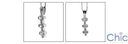 Cubic Zirconia Cz 1.25 TCW Round Stone Drop Pendant