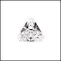 1 Ct Triangle Trillion Cubic Zirconia CZ Loose stone