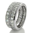 Mens Cubic Zirconia Eternity Ring