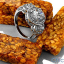 Anniversary Oval 2 Ct Ct round Cubic Zirconia Cz Ring
