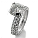 Matching Set 2.75 Ct Round 2mm Cubic Zirconia Cz Ring