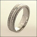 Mens 6mm Platinum Band