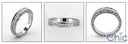 Eternity 1 Ct Pave Set Round Wedding Cubic Zirconia Cz Ring
