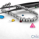 Over 13 Ct s Oval Ct Round Tennis Cubic Zirconia CZ Bracelet