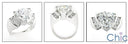 Anniversary 6 Ct Triangle Channel Princess Cubic Zirconia Cz Ring