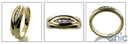 Mens Traditional Round Channel Set Cubic Zirconia CZ Wedding Band