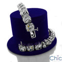 44 Ct Round Stone Tennis Cubic Zirconia CZ Bracelet