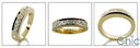 Wedding Princess Channel Set 1 Ct Cubic Zirconia CZ Band 
