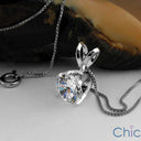 Cubic Zirconia Cz .75 Round Basket Pendant