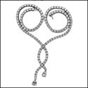 Cubic Zirconia Cz 21 TCW Pear Ct Round Necklace