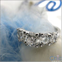 Anniversary Round 0.75 Ct 5 Sonte Cubic Zirconia Cz Ring
