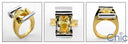 Anniversary 3 Ct Canary Pear Cubic Zirconia Cz Ring